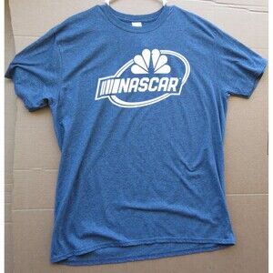 Gildan Softstyle NBC Issued Nascar T-Shirt XLG Faded Blue